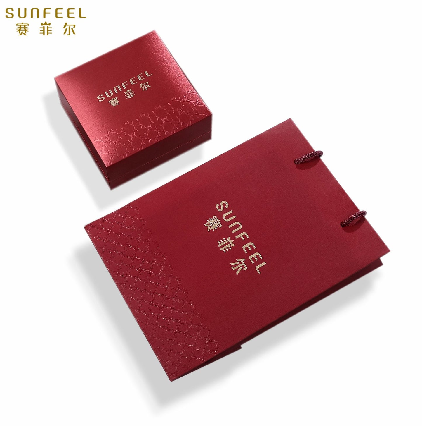 Boucles d'oreilles pendantes papillon en or 24 carats SUNFEEL, délicates, cadeau pour femme