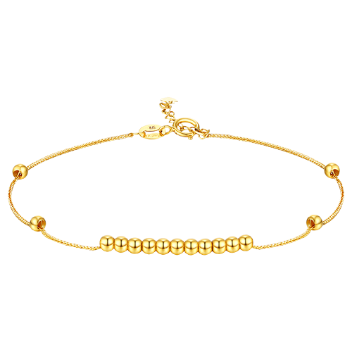 18K Gold Bracelet - Exquisite, Boutique Design with Luxe, High-end INS Style,